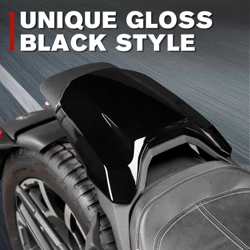 A & UTV PRO Ryker Mono Seat Cowl, Gloss Black Mono Seat Cowl Cover Kit for Can Am Ryker All Models Accessories, Replace OEM # 219401001, 1PCS - Image 2